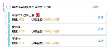 承德恒昇鴻信商貿有限責任公司 工商信息、信用報告與商務咨詢服務